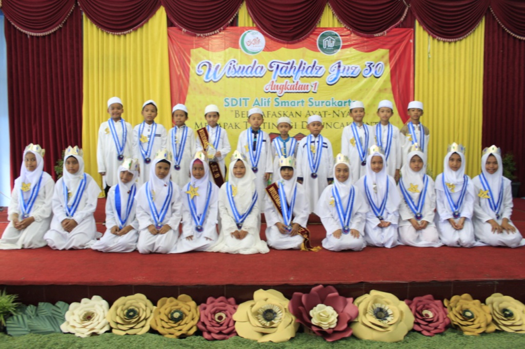 Wisuda Tahfidz Juz 30 Angkatan 1 SDIT Alif Smart Surakarta “Bernafaskan Ayat-Nya, Menapak Tertinggi di Puncak Cinta”