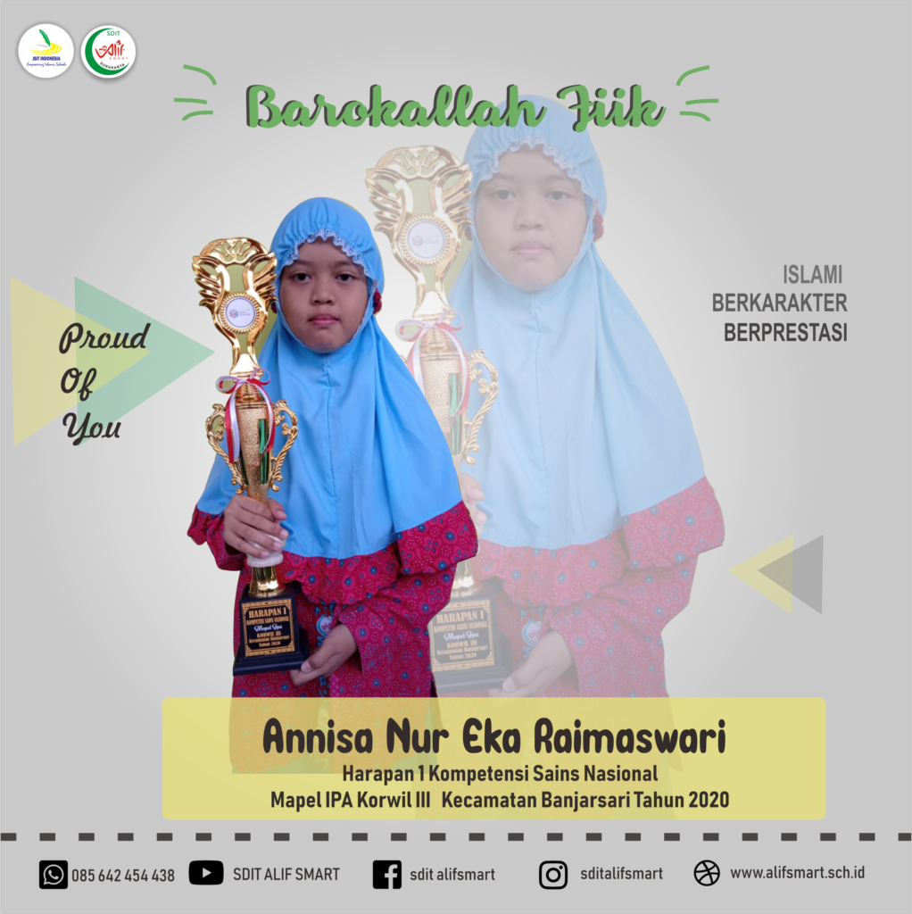 SDIT ALIF SMART SURAKARTA MENJUARAI LOMBA KSN